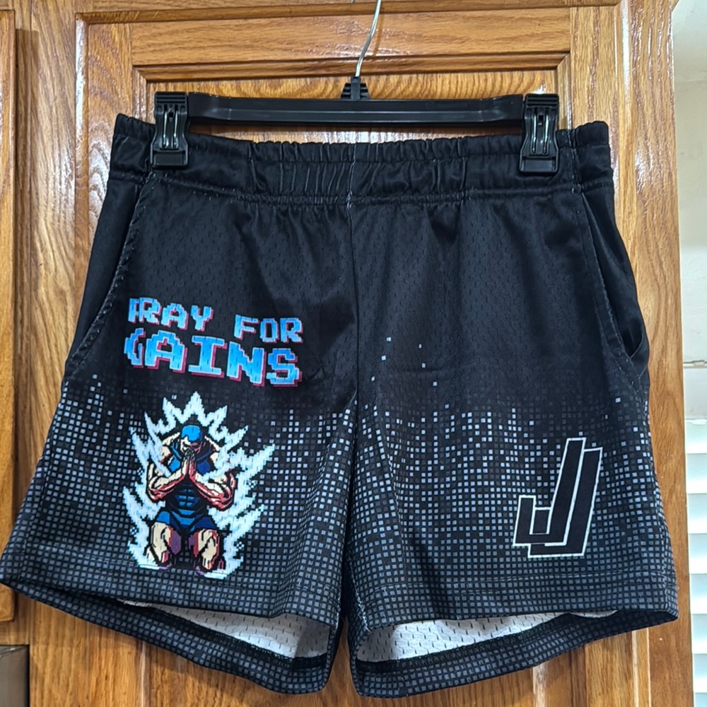 NWT MEN’s Flexliving Black 5” Mesh Shorts size XS (26-30)